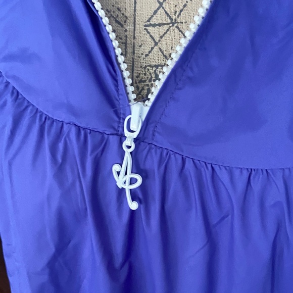 Akademiks Vibrant Purple Zip-Up Dress NWT size-M - Picture 3 of 10